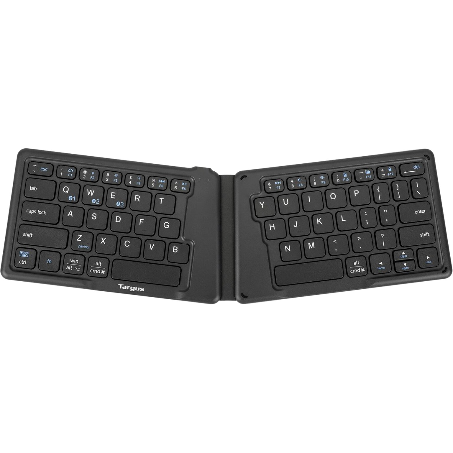 Targus Wireless Ergonomic Folding Keyboard, Black (AKF003US)