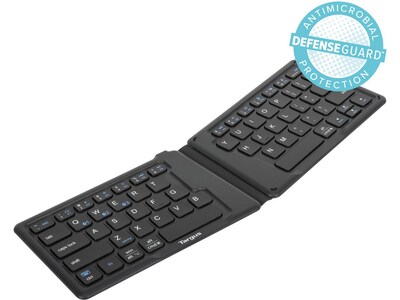 Targus Wireless Ergonomic Folding Keyboard, Black (AKF003US)
