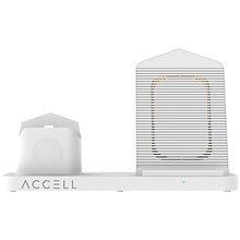 Accell 3-in-1 Fast-Wireless Wireless Charging Station for iPhone, Android, Apple Watch and AirPods,