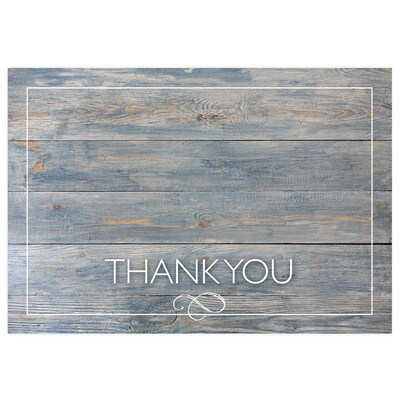 Great Papers! Driftwood Thank You Card, 4.875" x 3.375", 50/Pack (2015122)