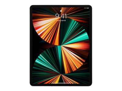 Apple iPad Pro 12.9 Tablet, 256GB, WiFi + Cellular, 5th Generation, Silver (MHNX3LL/A)