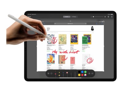 Apple iPad Pro 12.9" Tablet, 2TB, WiFi, 5th Generation, Silver (MHNQ3LL/A)