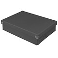 Samsill® Pop n Store Document Decorative Storage Box with Lid, Gray (PNS03LSGY)