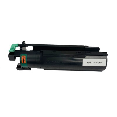 Globe Compatible OKI 43487736 Black Toner Cartridge