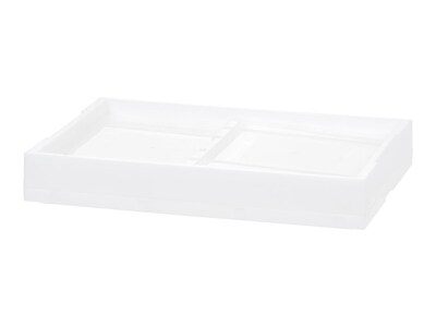 Iris 52.83 Qt. Open Lid Collapsible Storage Crate, Clear (100712)