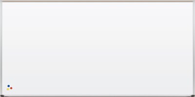 Best-Rite El Grande Porcelain Dry-Erase Whiteboard, Anodized Aluminum Frame, 8 x 5 (202AJ)