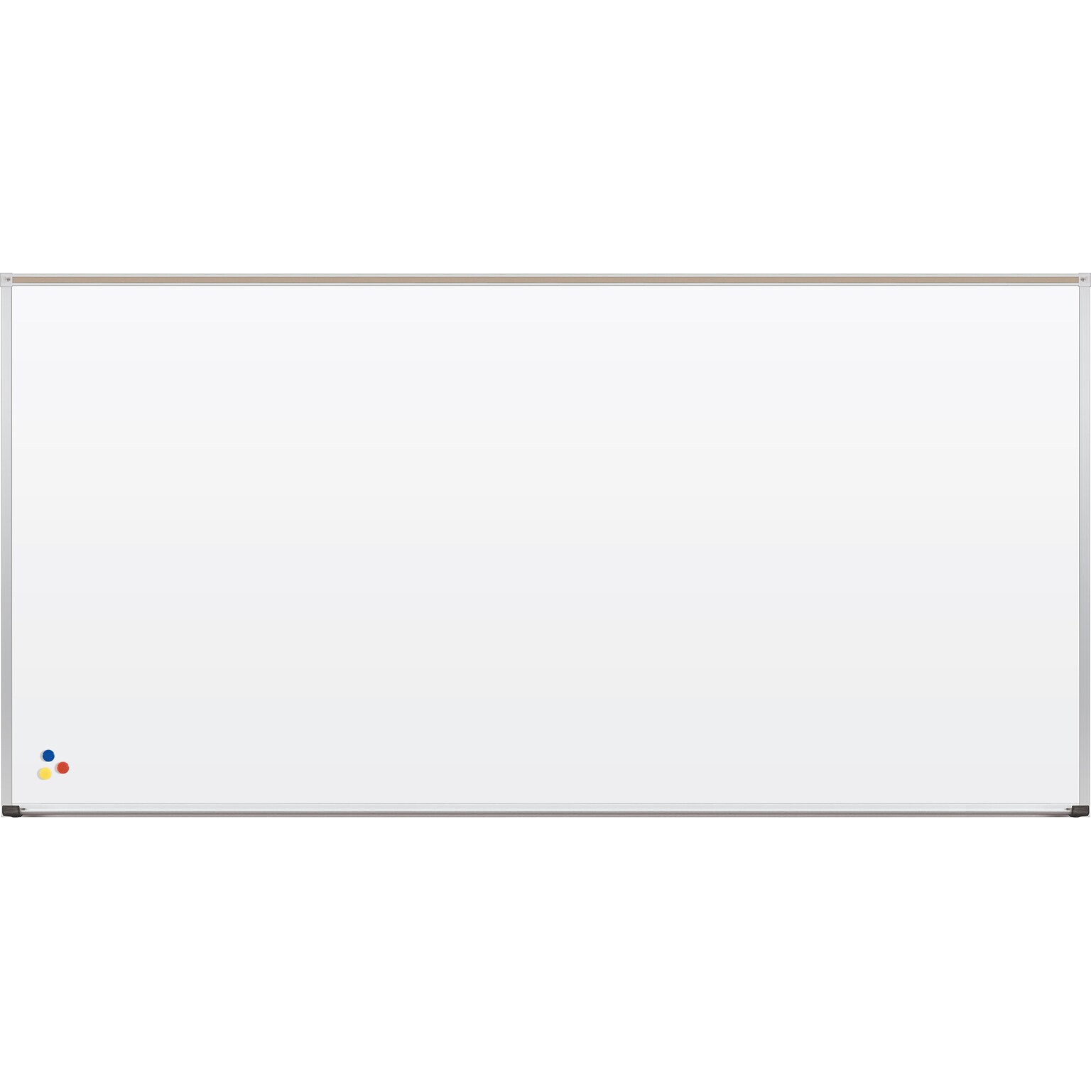 Best-Rite El Grande Porcelain Dry-Erase Whiteboard, Anodized Aluminum Frame, 8 x 5 (202AJ)