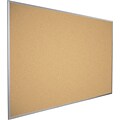 Best-Rite Valu-Tak Natural Cork Bulletin Board Aluminum Trim, 18 x 24 Inches (301AA)