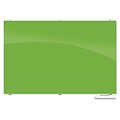MooreCo Visionary Hierarchy Glass Dry-Erase Whiteboard, 6 x 4 (83845-GREEN)