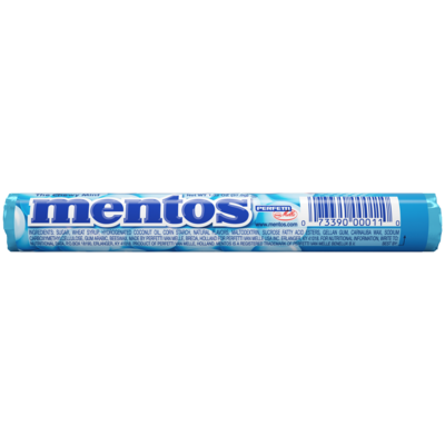Mentos Chewy Mint Tablets, 15 Packs/Box (4180)