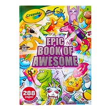 Crayola Epic Book of Awesome, Character Coloring Book, 288 Pages per Book, 6/Bundle (BIN40585-6)