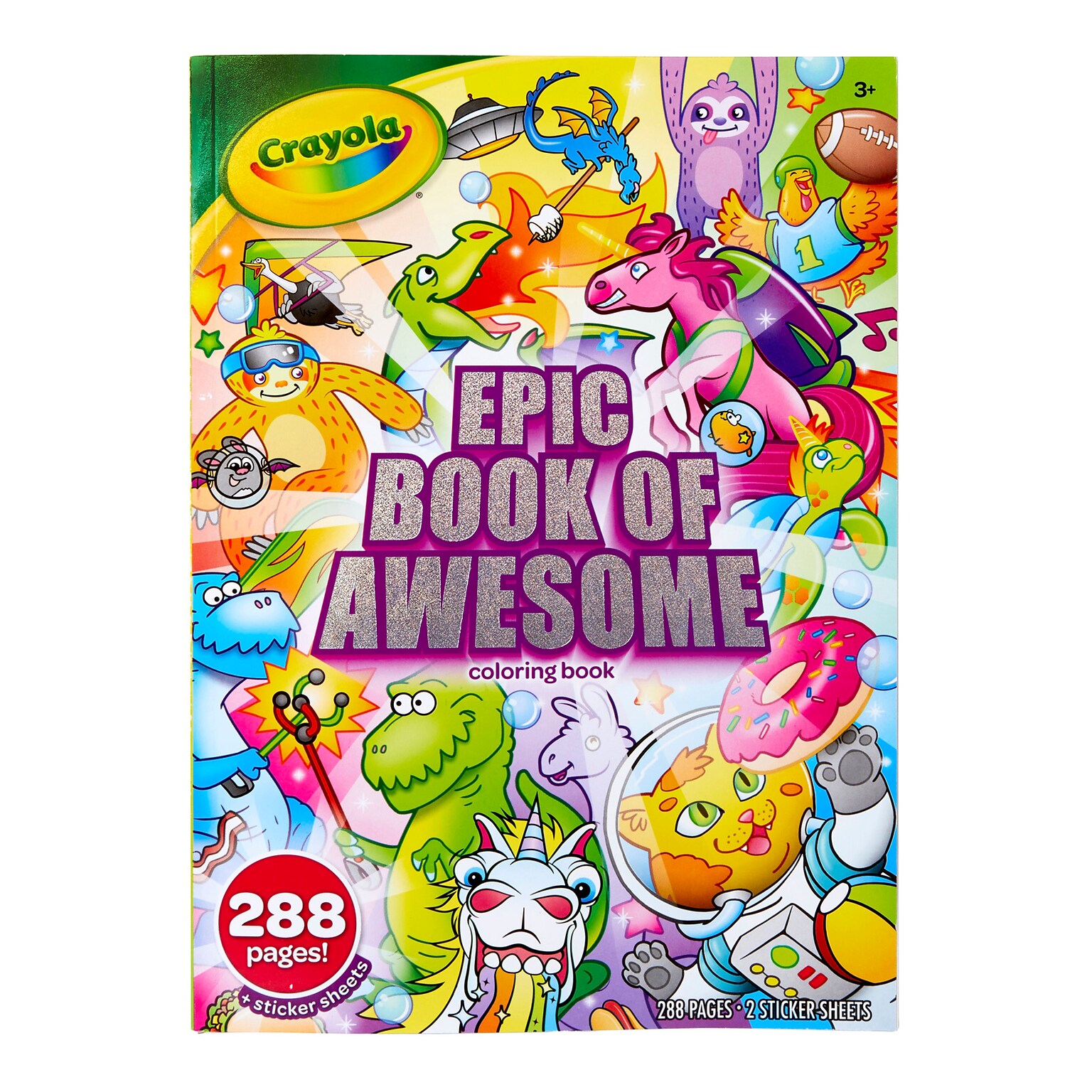 Crayola Epic Book of Awesome, Character Coloring Book, 288 Pages per Book, 6/Bundle (BIN40585-6)