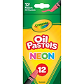 Crayola Oil Pastels, Neon Colors, 12 Per Pack, 6 Packs (BIN524613-6)