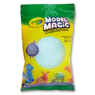 Crayola Model Magic Pouch , Aquamarine, 4 oz Per Pouch, 6 Pouches (BIN574402-6)