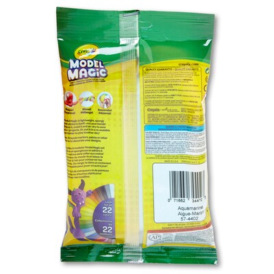 Crayola Model Magic Pouch , Aquamarine, 4 oz Per Pouch, 6 Pouches (BIN574402-6)