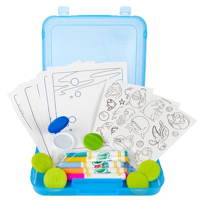 Crayola Create 'N Carry Art Set, 75 Pieces, Art Gift for Kids, Ages 5 & Up