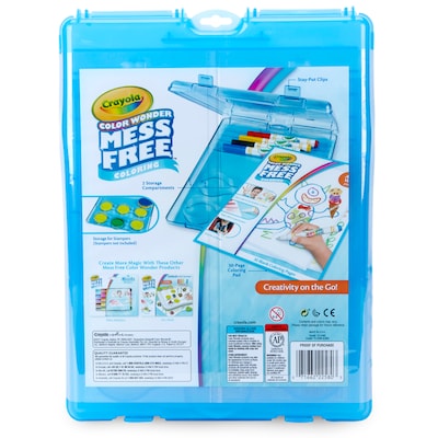 Crayola Color Wonder Mess Free Stow & Go Studio Travel Kit, 2 Kits (BIN752580-2)