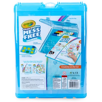 Crayola Color Wonder Mess Free Stow & Go Studio Travel Kit, 2 Kits (BIN752580-2)