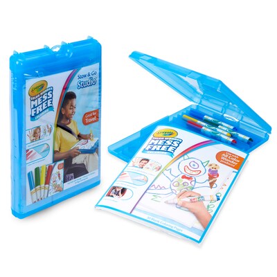 Crayola Color Wonder Mess Free Stow & Go Studio Travel Kit, 2 Kits (BIN752580-2)