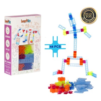 Brackitz Inventor Building Toy Set, 44 Pieces (BKZBZ82111)