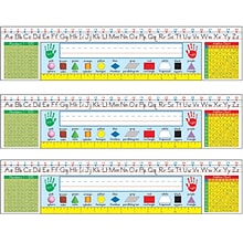 Carson Dellosa Education Traditional Manuscript Nameplates, 18 x 4, 36 Per Pack, 3 Packs (CD-12400