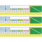 Carson Dellosa Education Traditional Cursive Nameplates, 18" x 4", 36 Per Pack, 6 Packs (CD-2073-3)