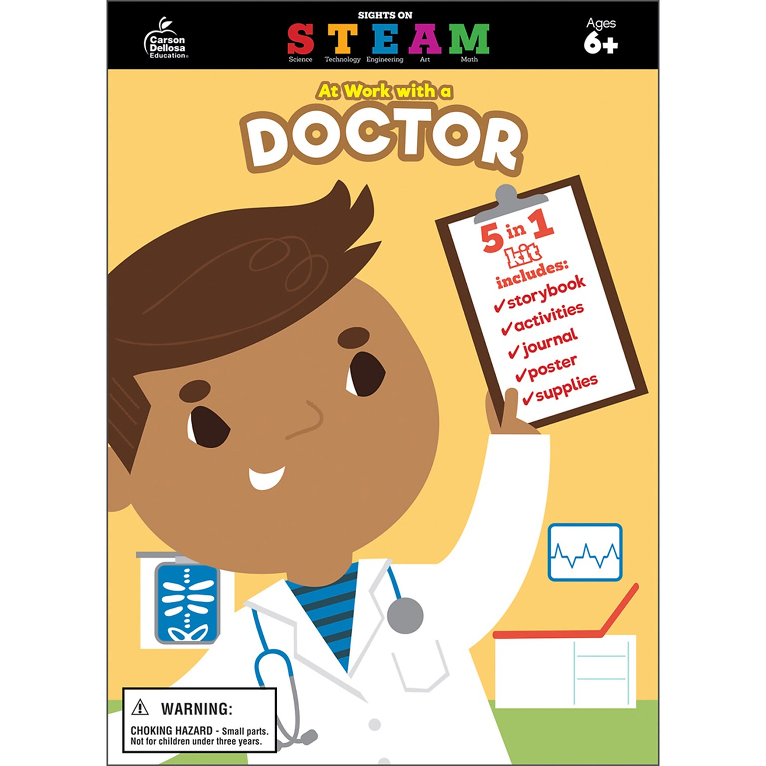 Carson-Dellosa Sights on STEAM At Work with a Doctor Kit, Grades 1-3