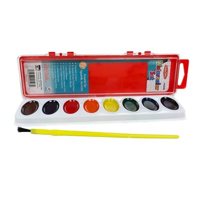 Charles Leonard Washable Kids Paint, Assorted Colors, 12/Bundle (CHL40508-12)