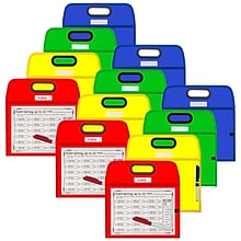 C-Line Portable Dry Erase Pockets Study Aid, Grade Pre K+ (CLI40210-3)