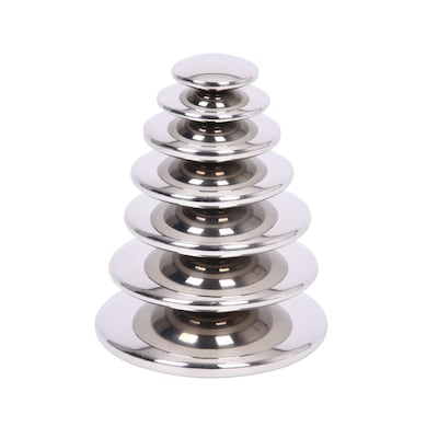 TickiT Sensory Reflective Buttons, Silver, Set of 7 (CTU72217)