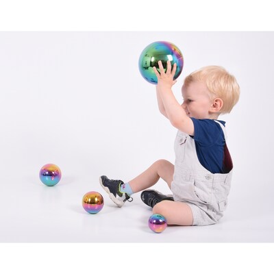 TickiT Sensory Reflective Balls, Color Burst, Set of 4 (CTU72221)