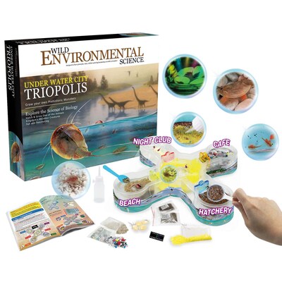 WILD! Science, Assorted Materials, Under Water City Triopolis, Multicolored (CTUWES09XL)