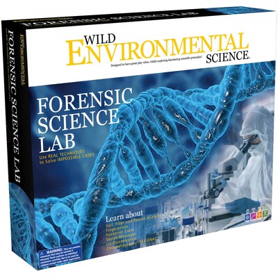 WILD! Science, Assorted Materials, Forensic Science Lab, Multicolored (CTUWES103XL)