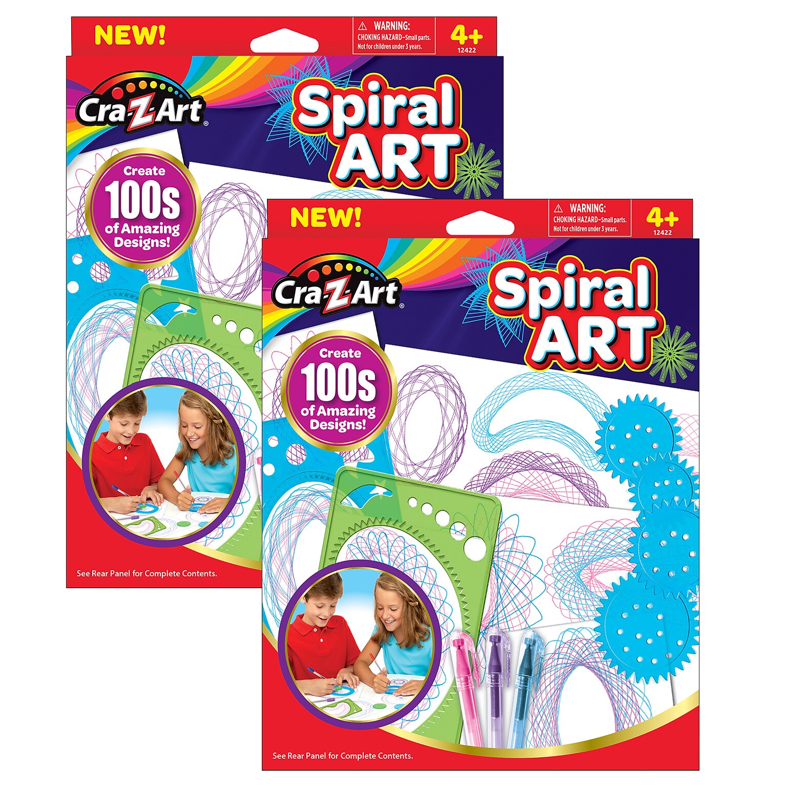 Cra-Z-Art Spiral Art, Grade 1+, 2 Sets (CZA12422N4-2)