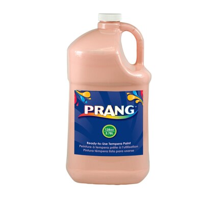 Prang Ready-to-Use Tempera Paint, Peach, 128 oz. (DIX22834)