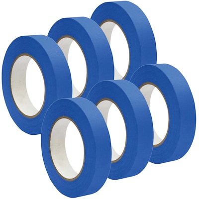 DSS Distributing 1 x 55 Yds, Premium Grade Masking Tape, Blue, 6 Rolls/Bundle (DSS46163-6)