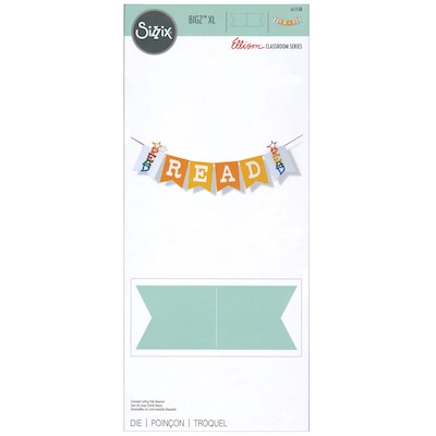 Ellison Education Sizzix Bigz XL Banner/Ribbon Die, 13.75 x 6 (ELLA11158)