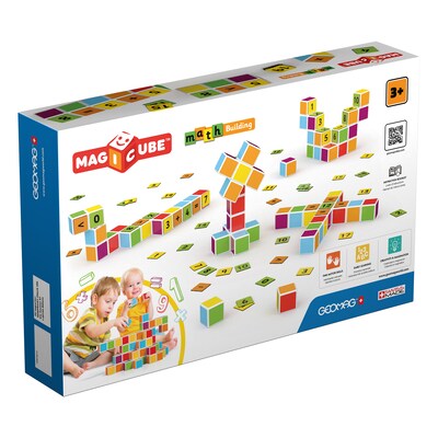 Geomag Magicube Math Building Set, STEM, Grade PK+ (GMW083)