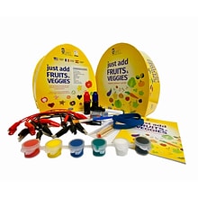 Griddly Games, Plastic, Just Add Fruits & Veggies, Yellow (GRG4000620)