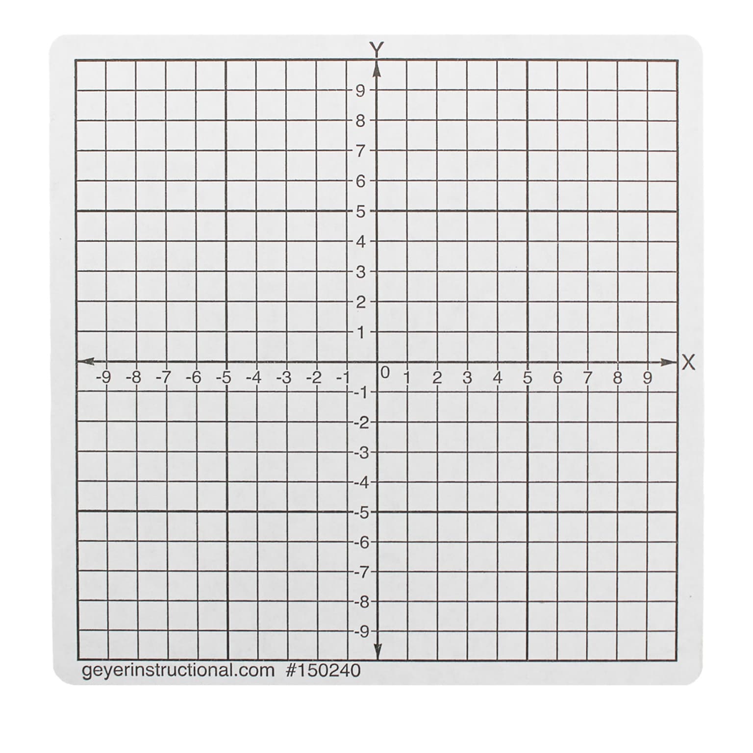 Geyer Instructional Graphing Stickers, Numbered Axis, Multicolored, 500/Pack (GYR150241)