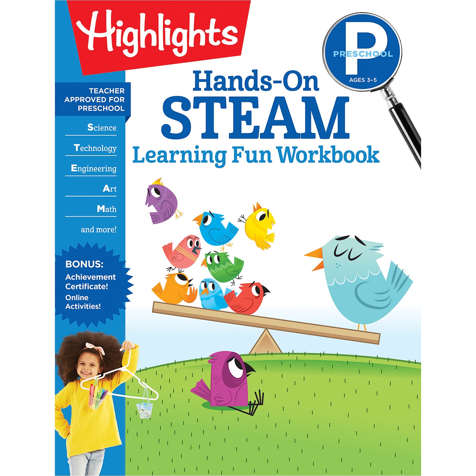 Highlights Hands On STEAM Learning Fun Workbook, Preschool