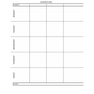 House of Doolittle Lesson Planner Book, Pack of 2 (HOD51007-2)