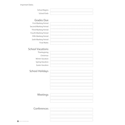 House of Doolittle Lesson Planner Book, Pack of 2 (HOD51007-2)