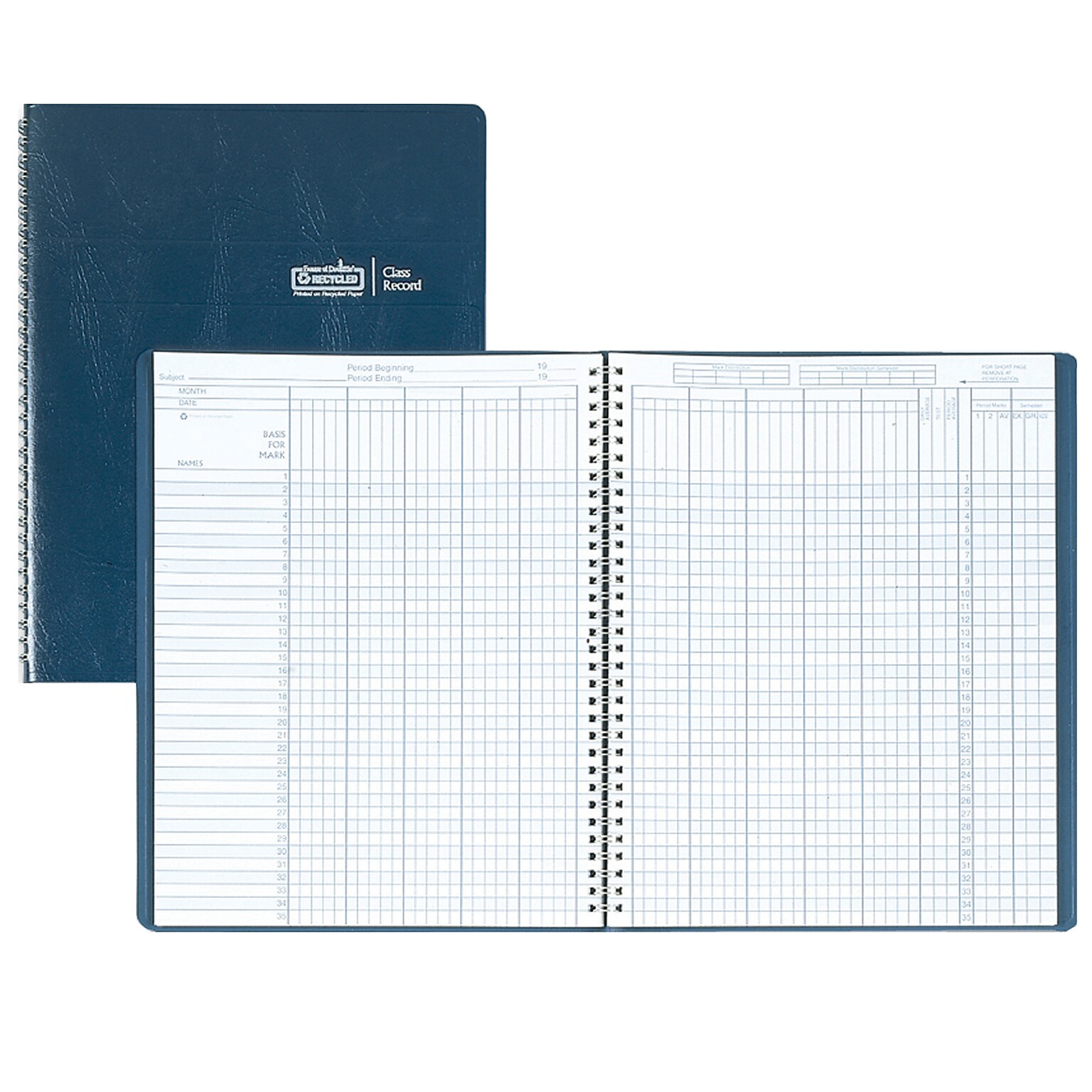 House of Doolittle Class Record Book, 8.5 x 11, Pack of 2 (HOD51407-2)