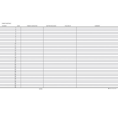 House of Doolittle Class Record Book, 8.5" x 11", Pack of 2 (HOD51407-2)