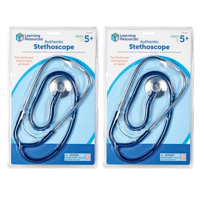 Learning Resources Stethoscope, 2/Pack  (LER2427-2)