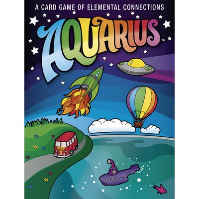 Looney Labs Aquarius Card Game, STEM, Grade PK+ (LLB002)