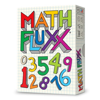 Looney Labs Math Fluxx Card Game, STEM, Grade 3+ (LLB077)