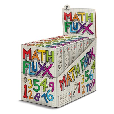 Looney Labs Math Fluxx Card Game, STEM, Grade 3+ (LLB077)