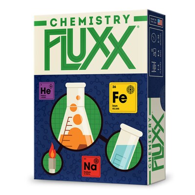 Looney Labs Chemistry Fluxx Card Game, STEM, Grade 3+ (LLB078)